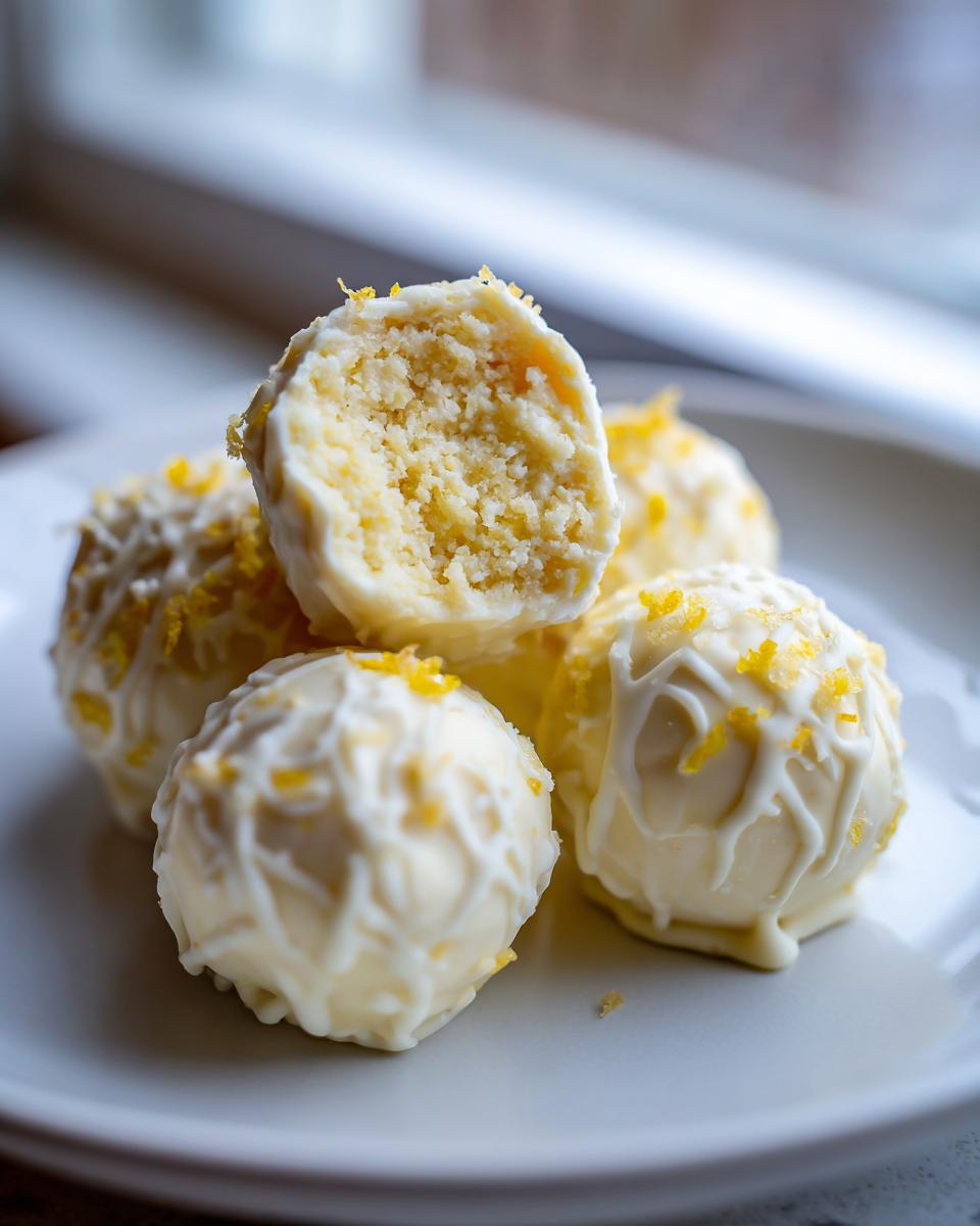 Creamy Lemon Truffles Recipe - detail 2