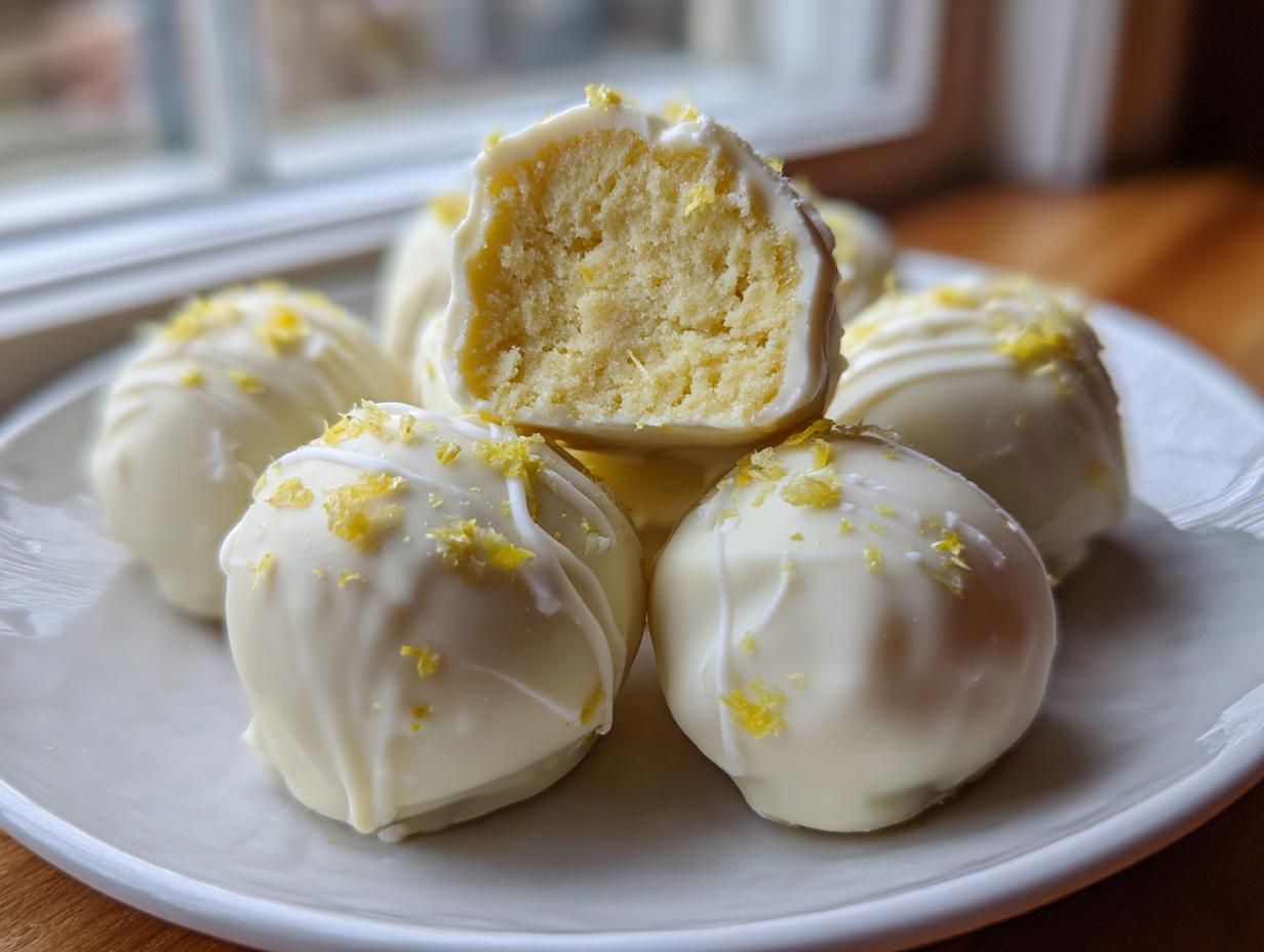 Creamy Lemon Truffles Recipe