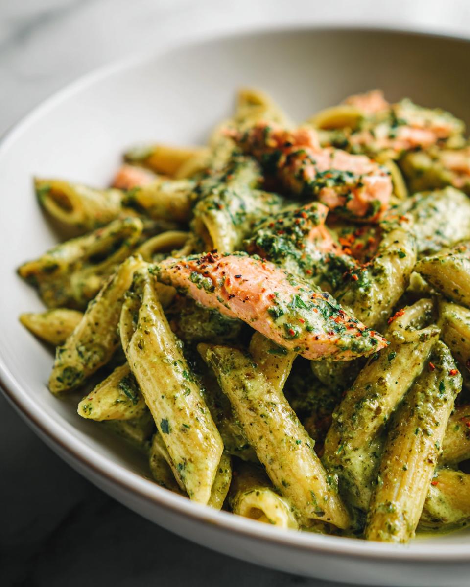 Creamy Salmon Pesto Pasta 2026 - detail 1
