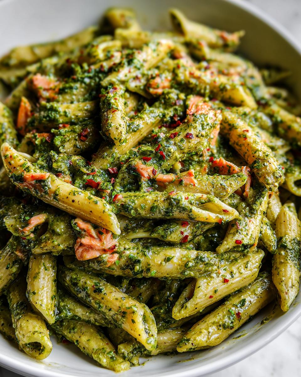 Creamy Salmon Pesto Pasta 2026 - detail 3