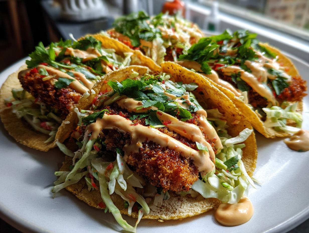 Crispy Baked Fish Tacos