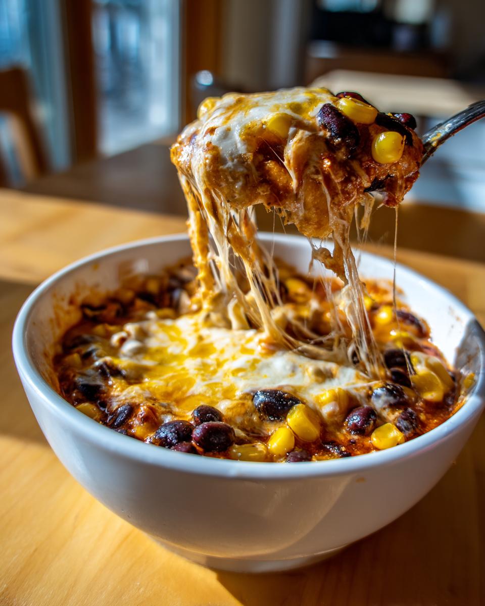 Crock Pot Cheesy Salsa Black Bean and Corn Dip - detail 1