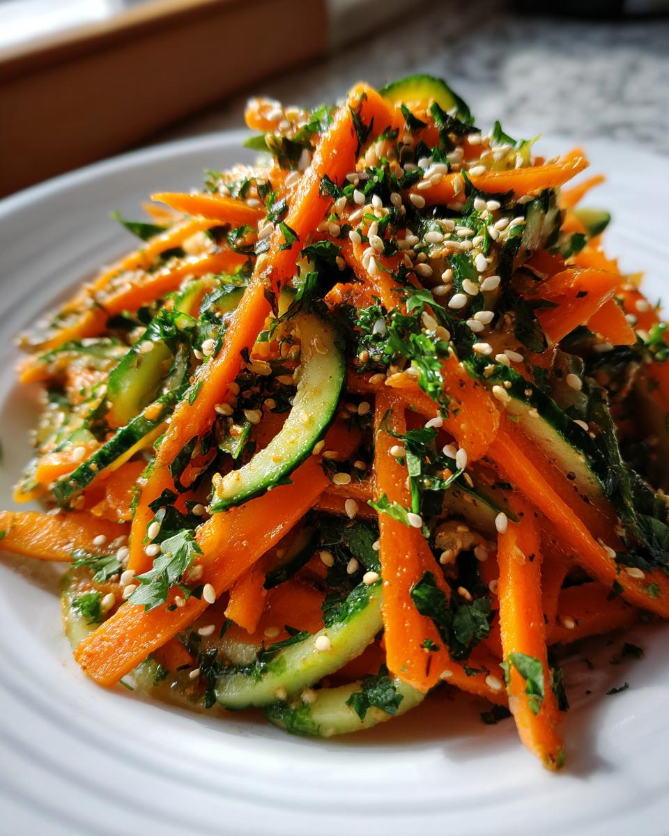 Cucumber Carrot Salad - detail 1