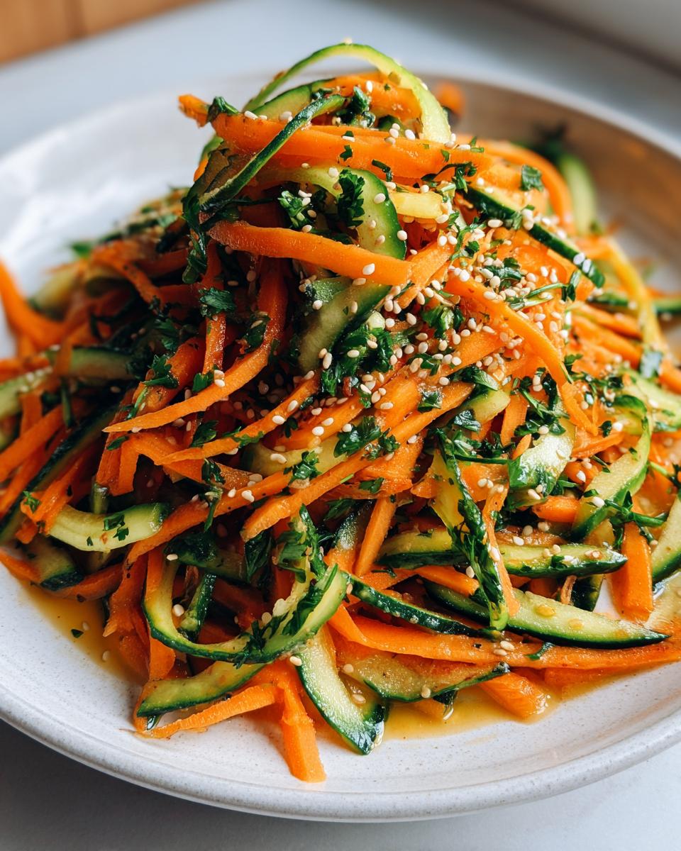 Cucumber Carrot Salad - detail 2