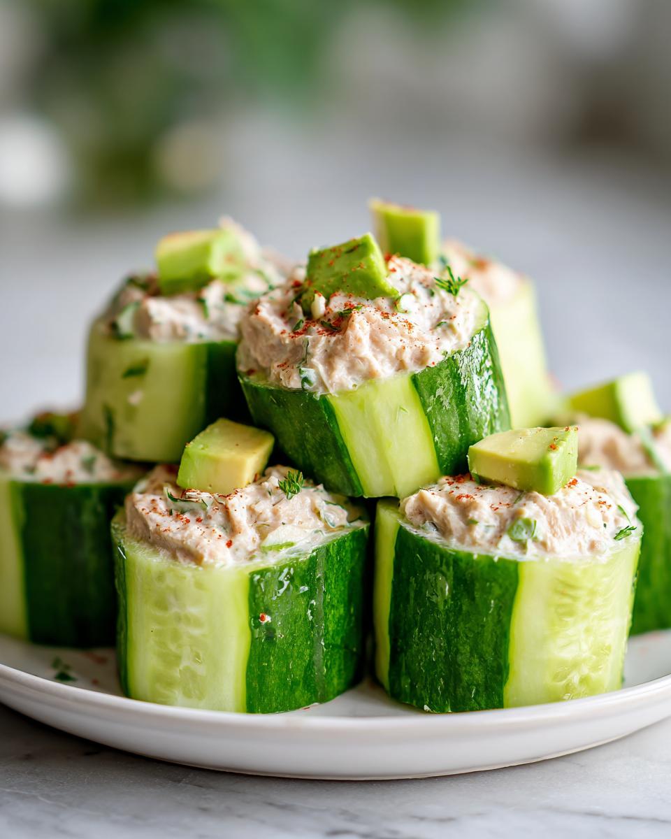 Cucumber Tuna Rolls - detail 2