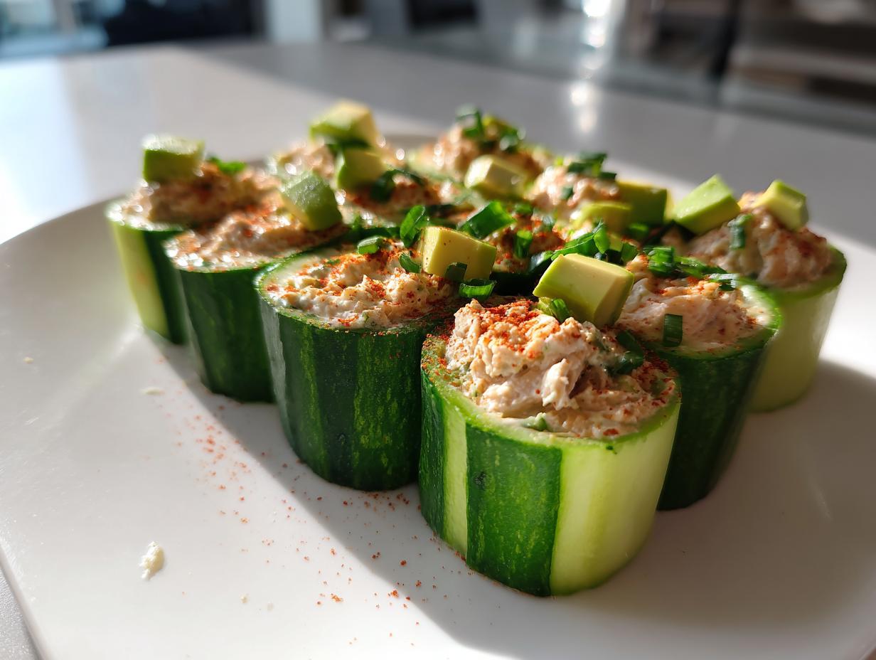 Amazing 15-Minute Cucumber Tuna Rolls