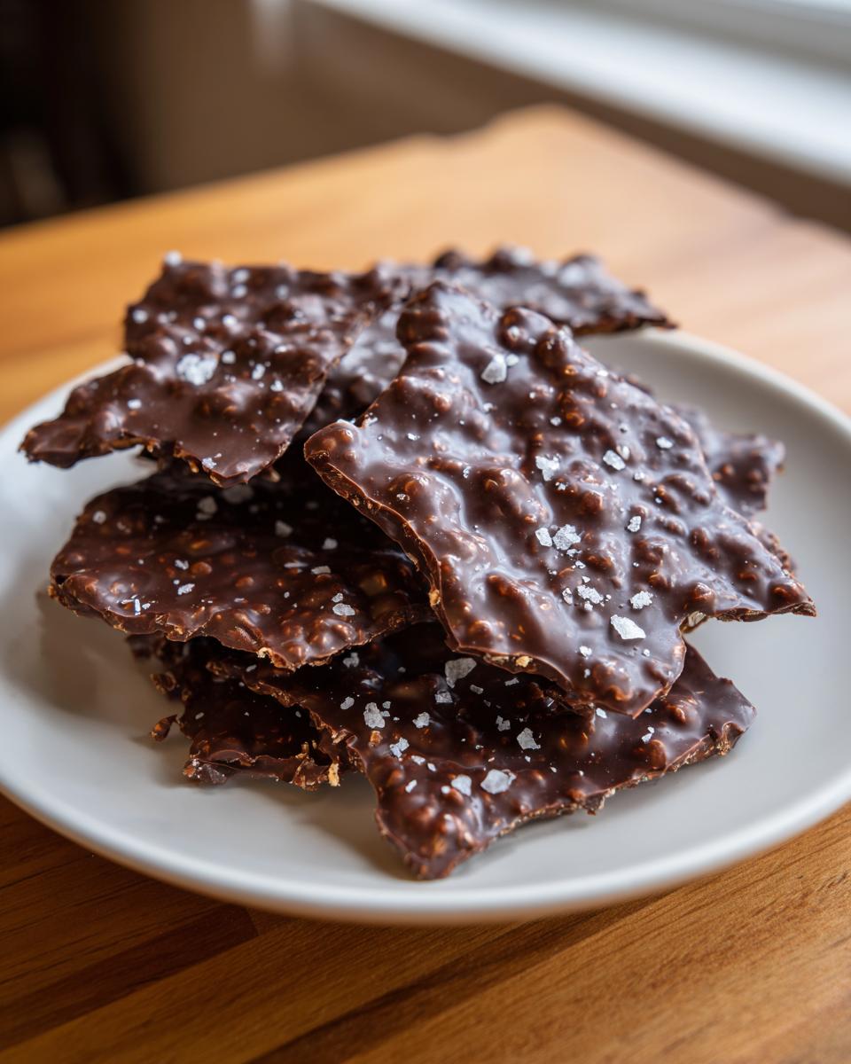 Dark Chocolate Quinoa Crisps - detail 1