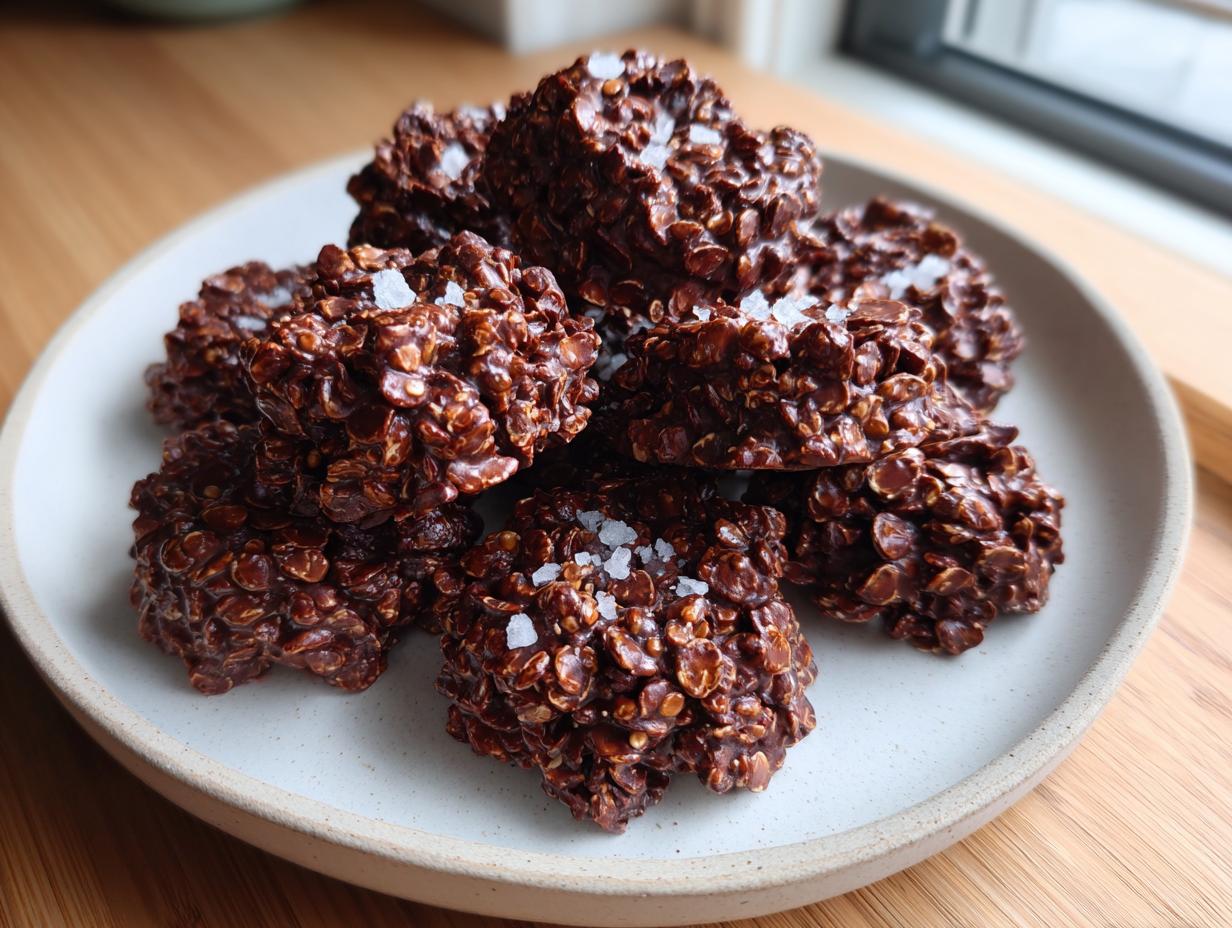 Dark Chocolate Quinoa Crisps