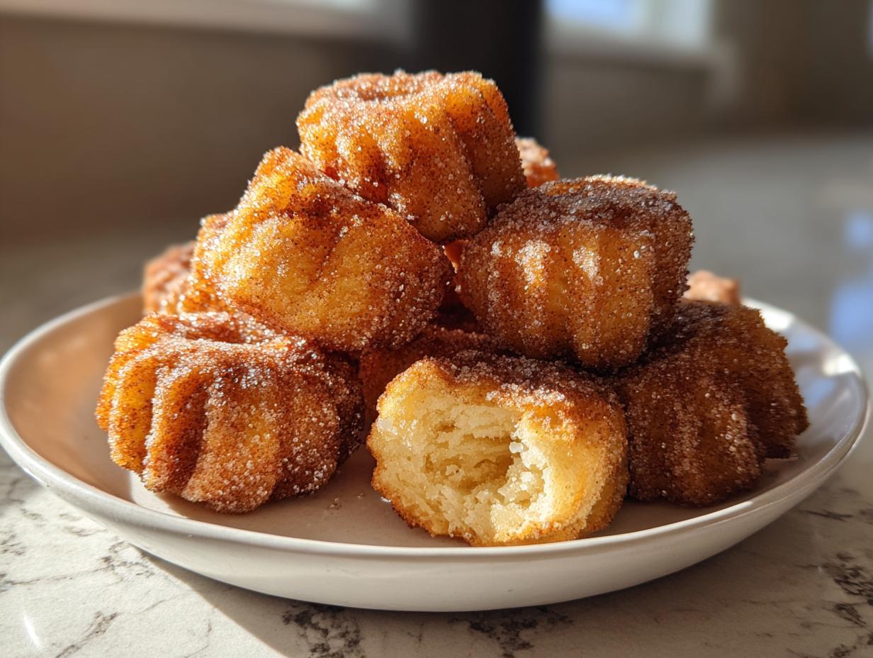Delicious Baked Churro Bites