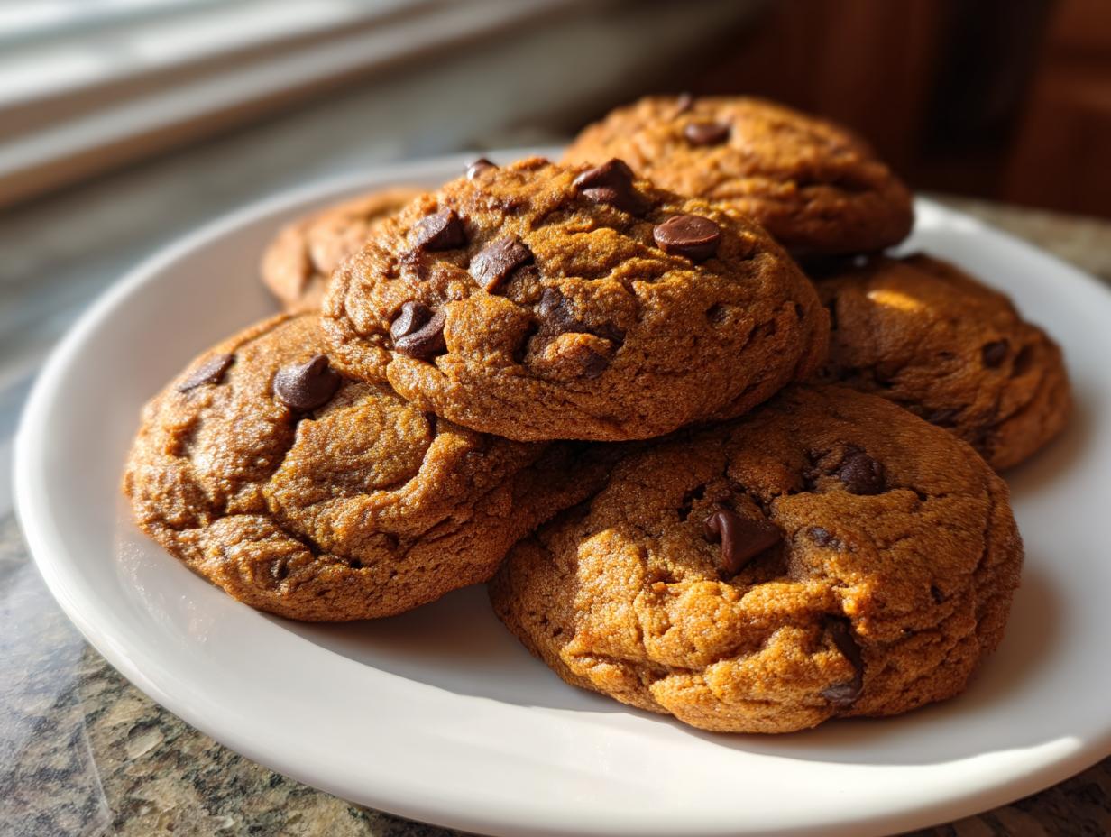Amazing 4 Dozen Egg Free Chocolate Chip Pumpkin Cookies