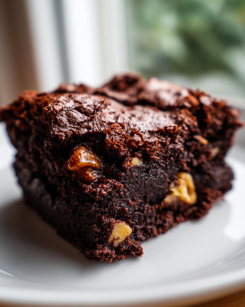 Eggless Brownie Recipe, Eggless Chocolate Brownies - detail 1