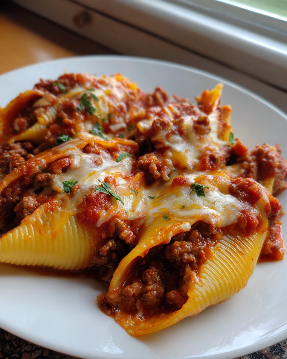 Enchilada Style Stuffed Shells - detail 1