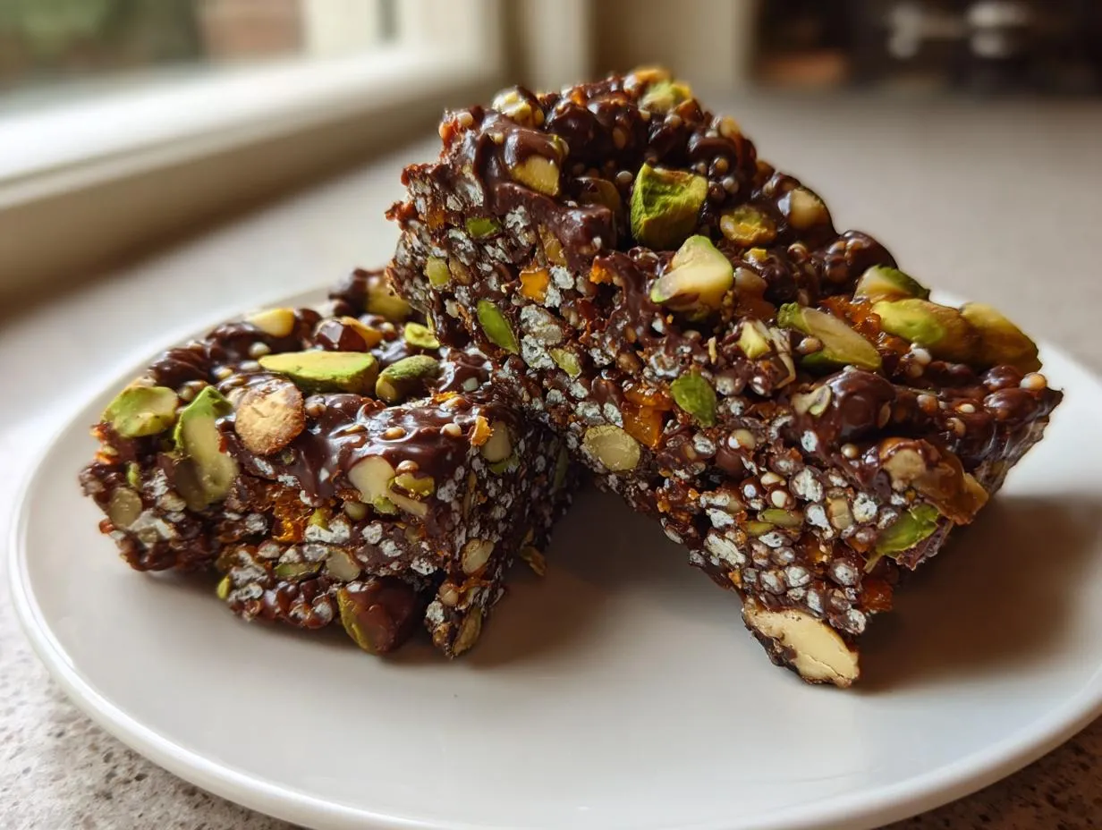 Festive Puffed Quinoa Bars