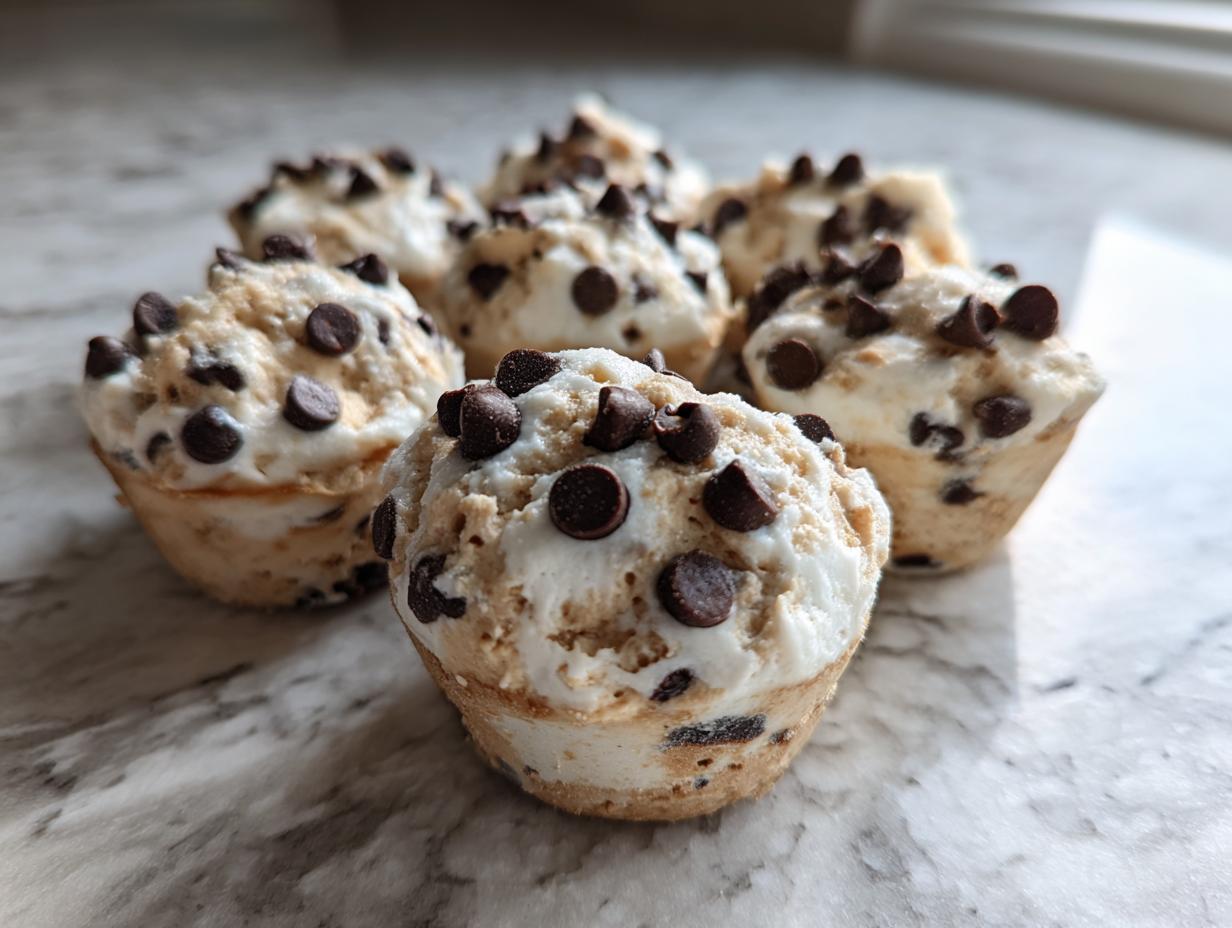 Frozen Greek Yogurt Peanut Butter Bites with Chocolate Chips: A Delightful Treat You Can Make at Home!