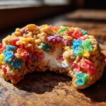 Fruity Pebble Marshmallow Cookies