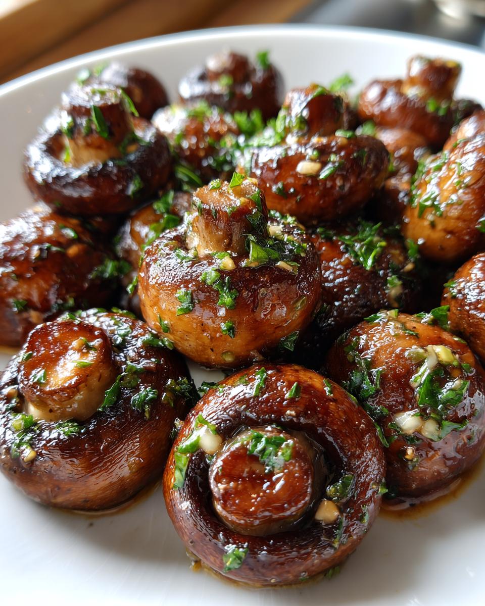 Garlic Butter Mushrooms - detail 1