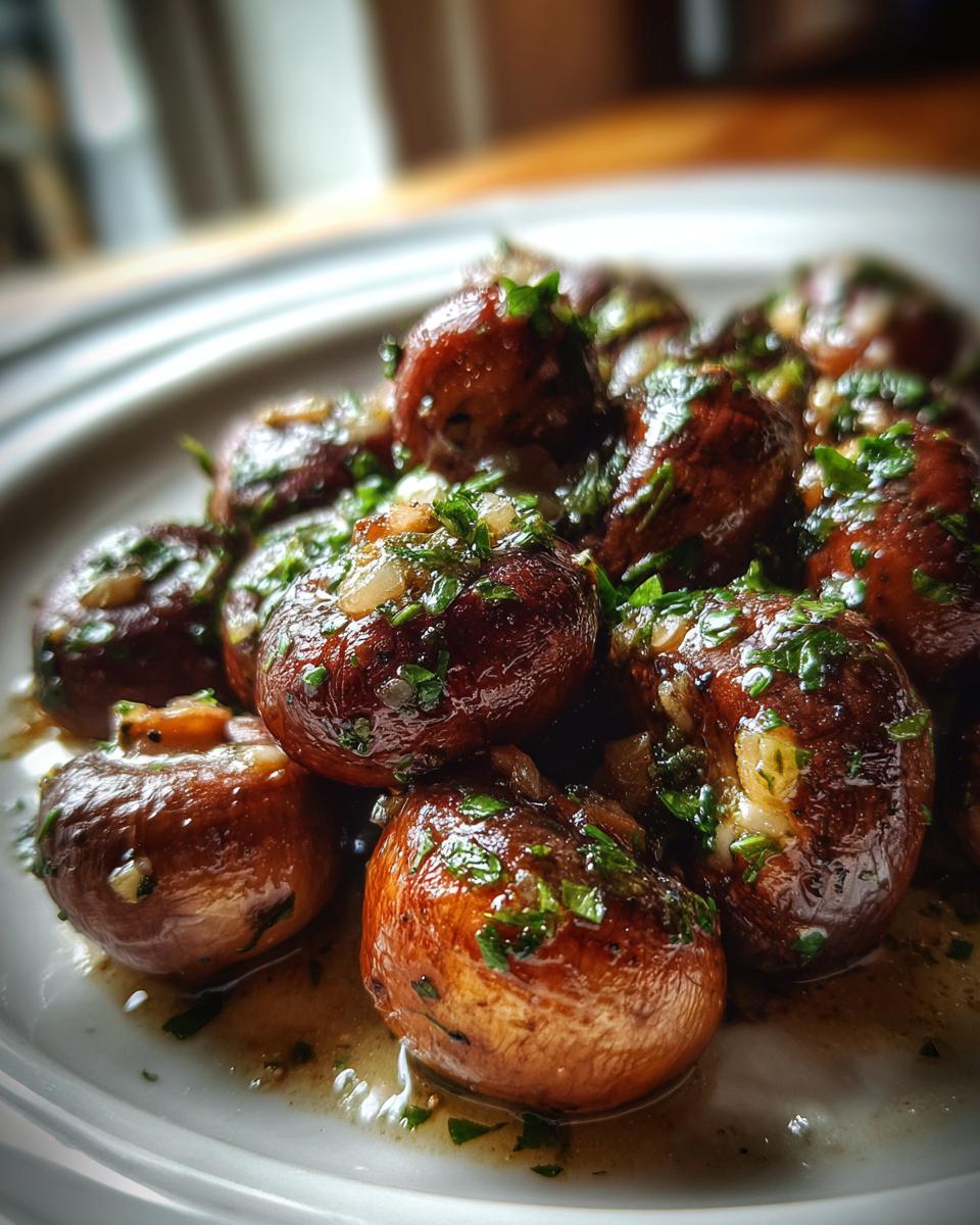 Garlic Butter Mushrooms - detail 2