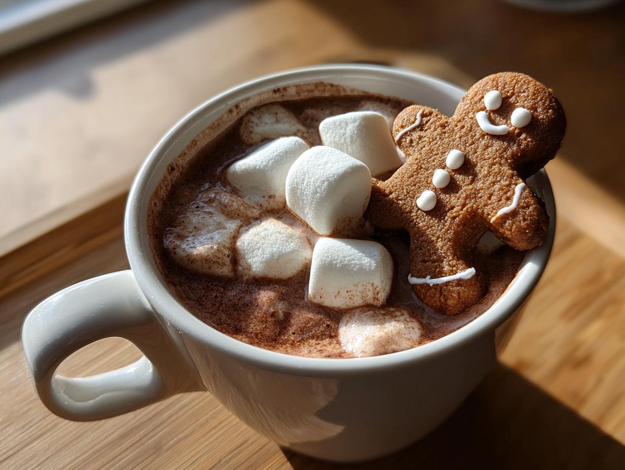 Gingerbread Hot Chocolate