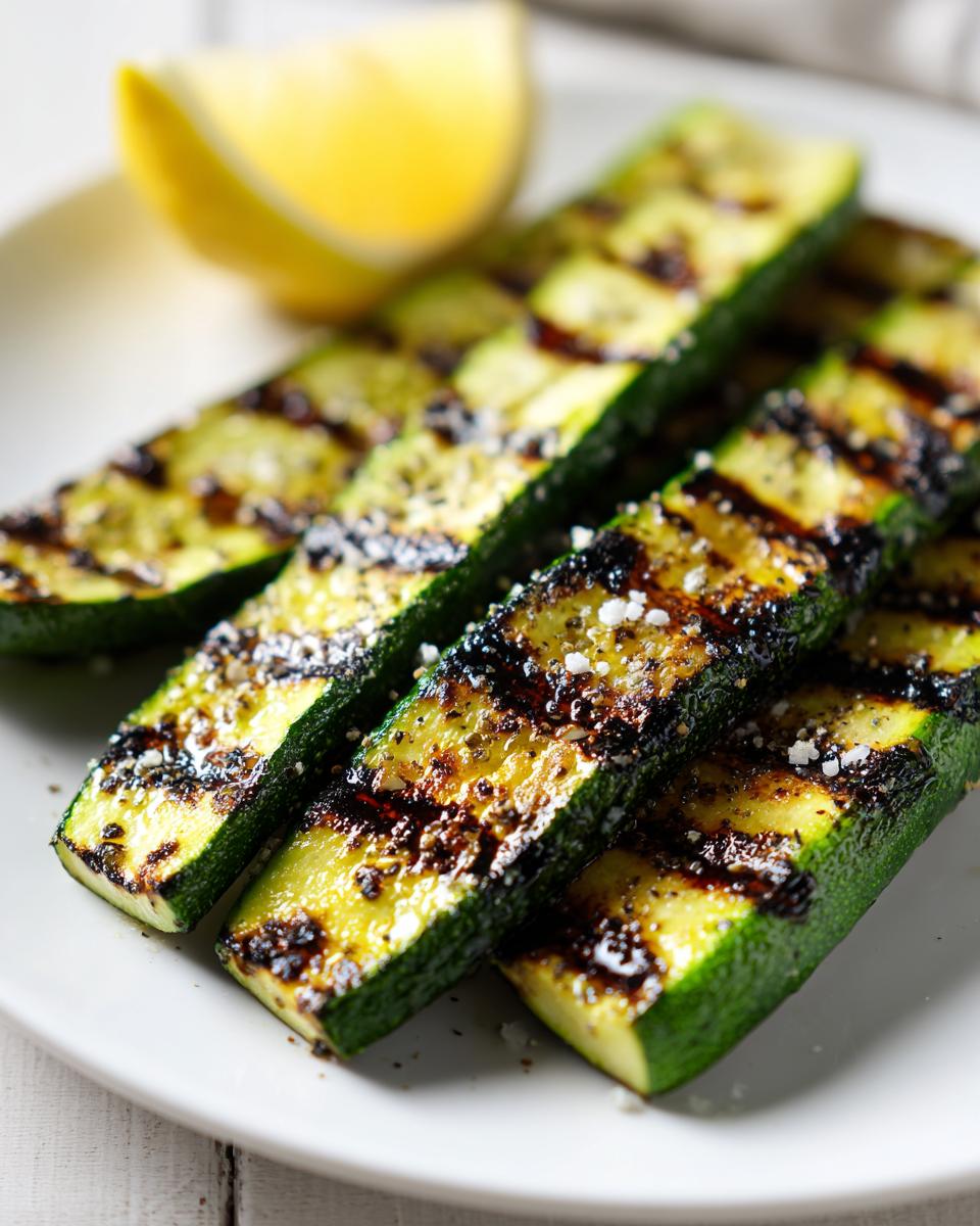 Grilled Zucchini - detail 2
