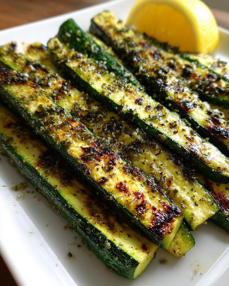 Grilled Zucchini - detail 3