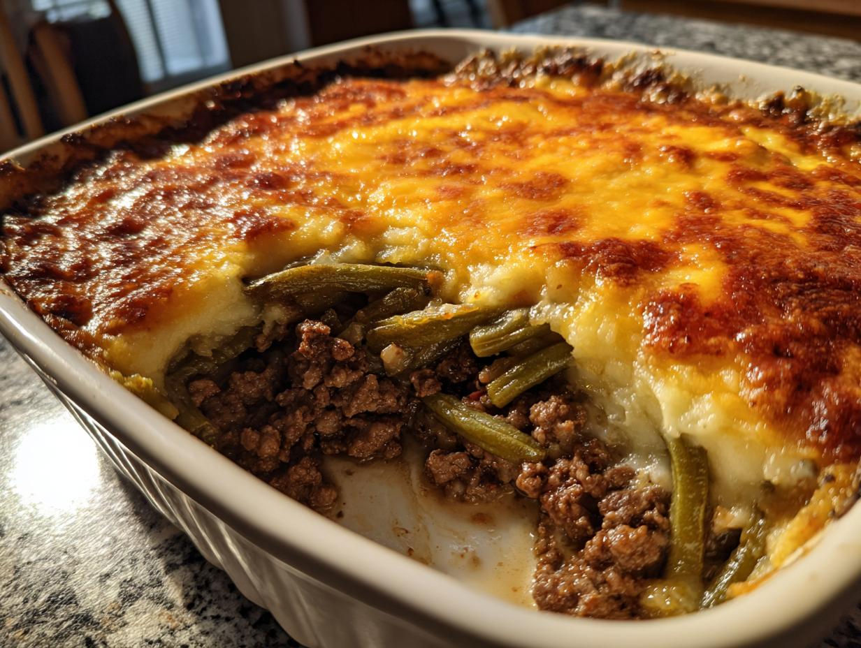 Hamburger Green Bean Casserole
