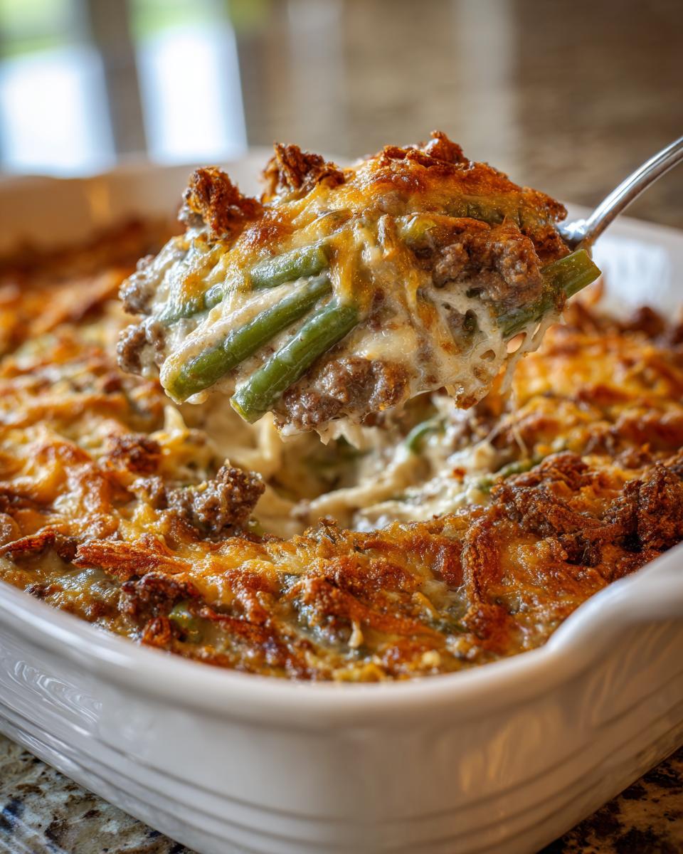 Hamburger Green Bean Casserole - detail 2