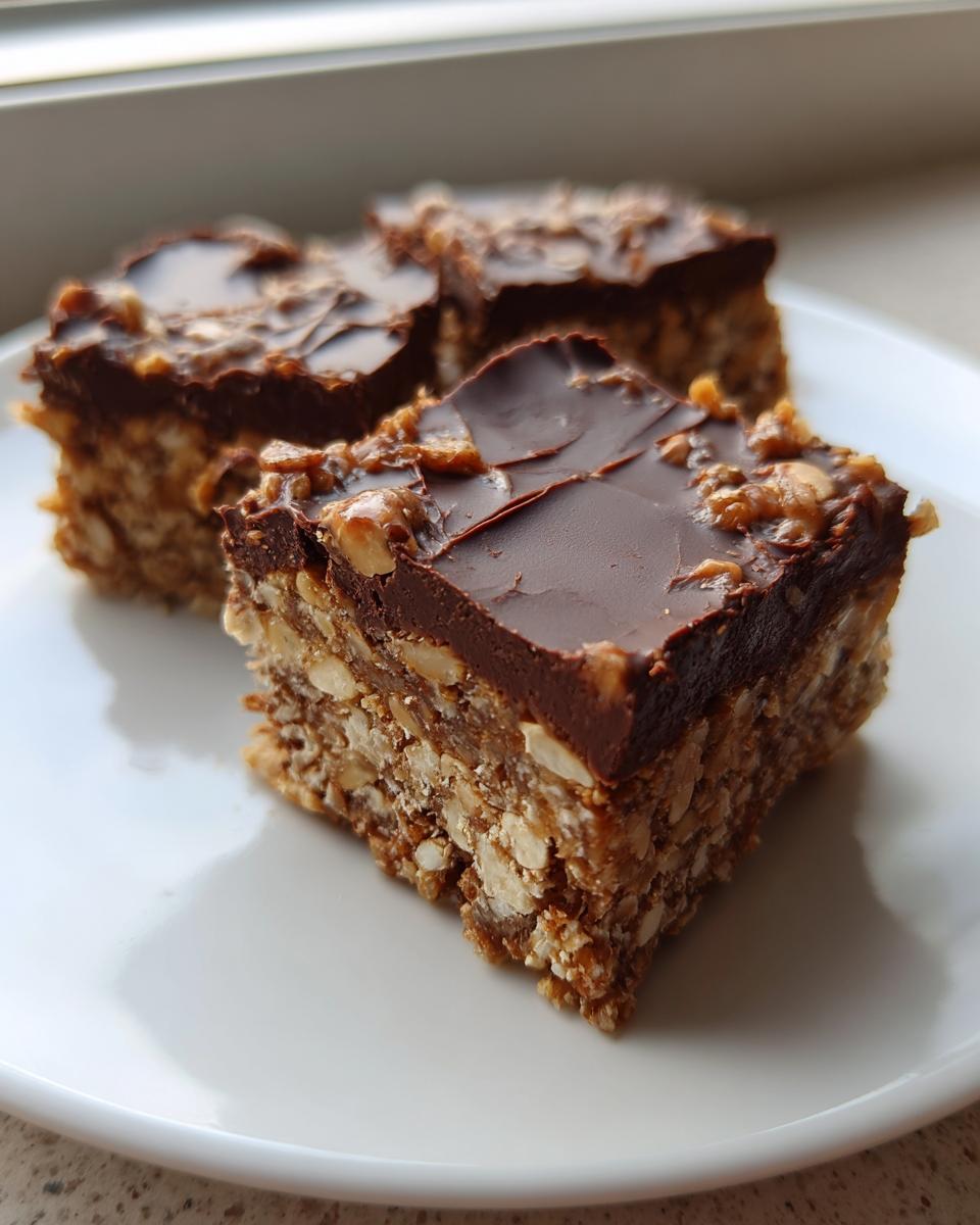 Healthy Chocolate & Peanut Butter Quinoa Squares - detail 2
