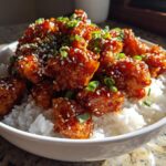 High Protein Korean Popcorn Chicken Bowl (Crispy & Sweet-Spicy)