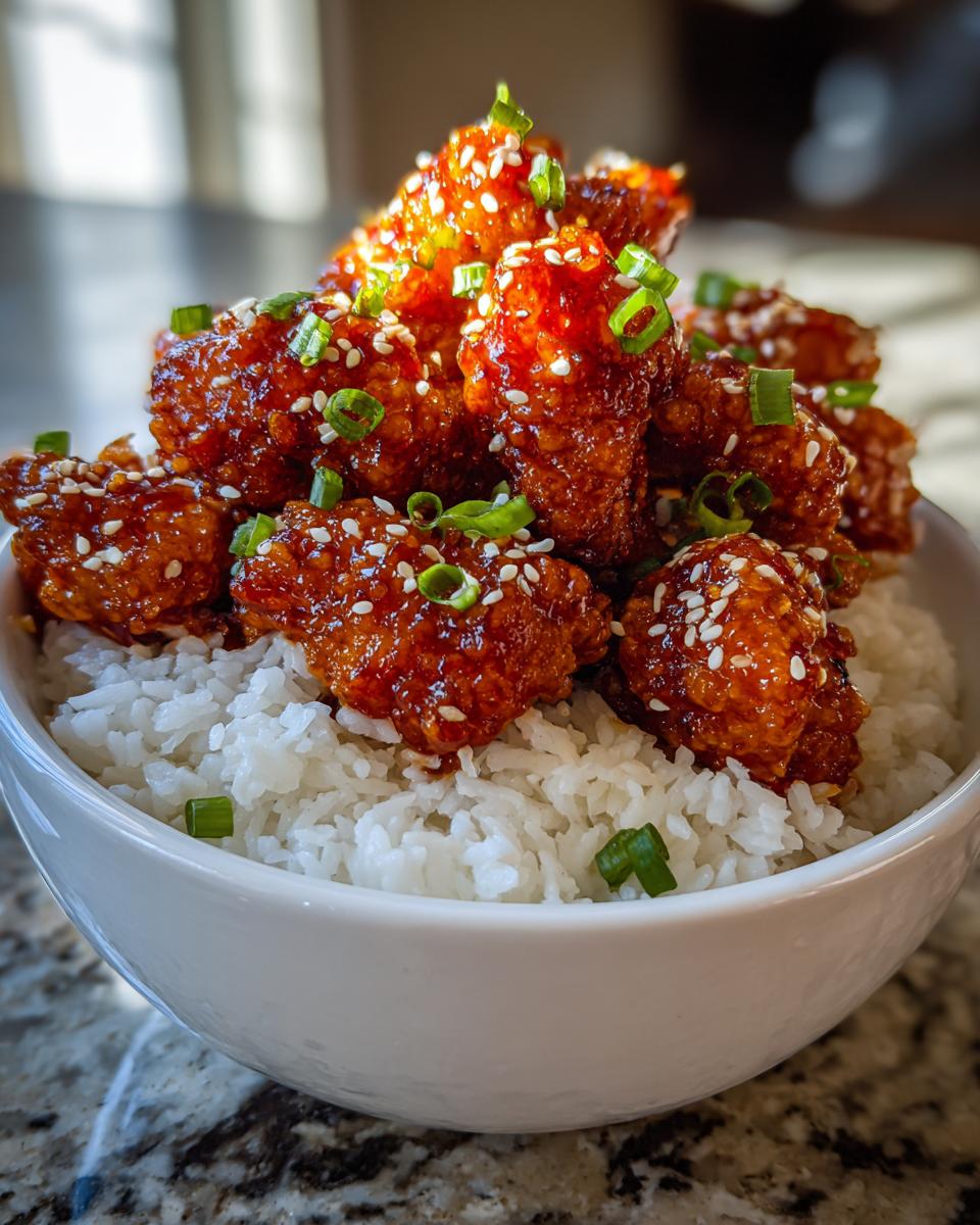 High Protein Korean Popcorn Chicken Bowl (Crispy & Sweet-Spicy) - detail 2