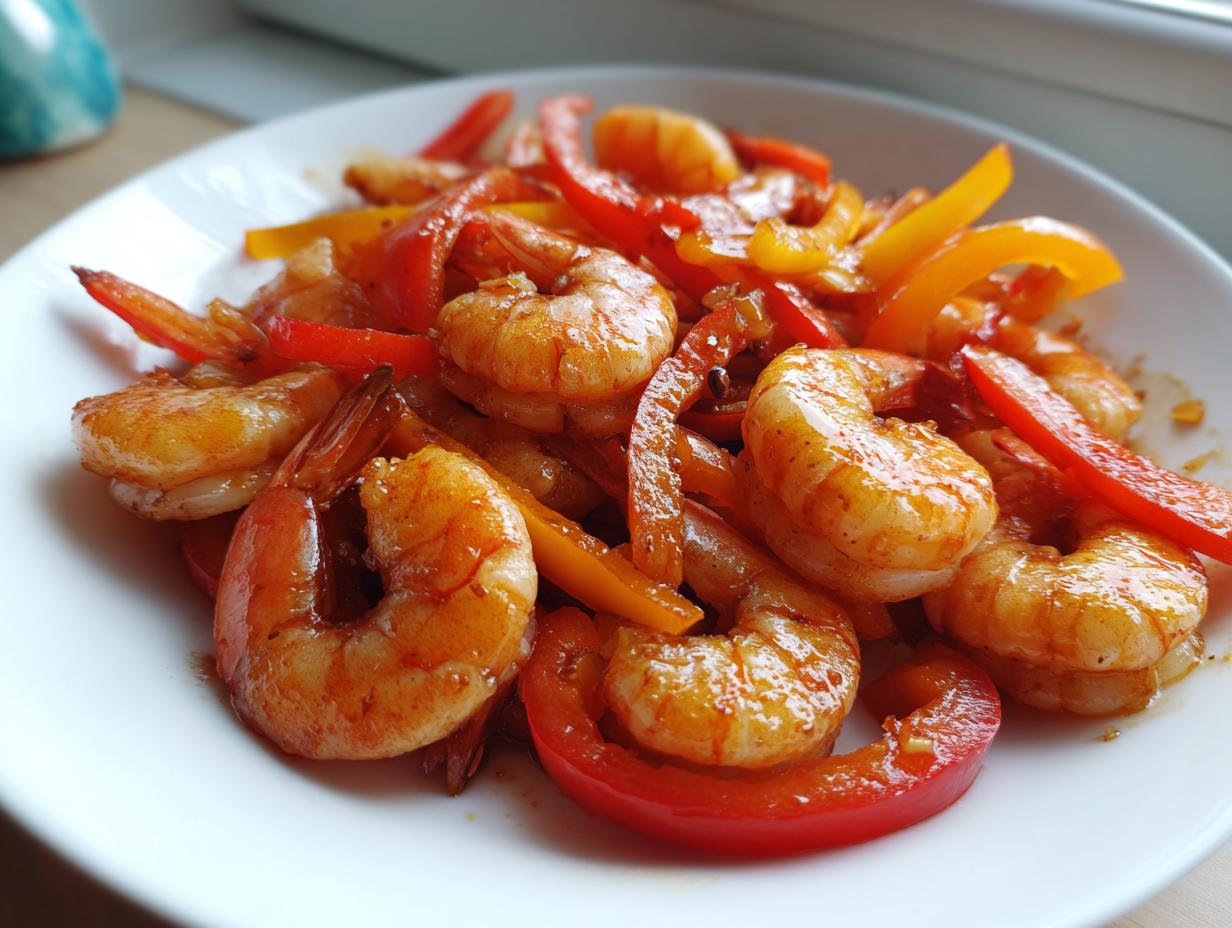 Amazing High-Protein Shrimp Stir Fry (No Oil)