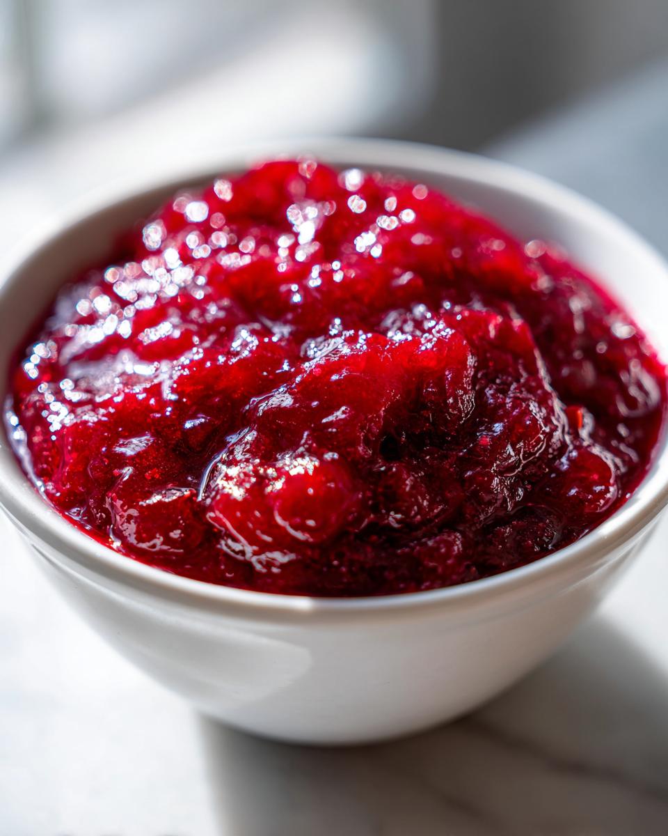 Homemade Cranberry Sauce - detail 1