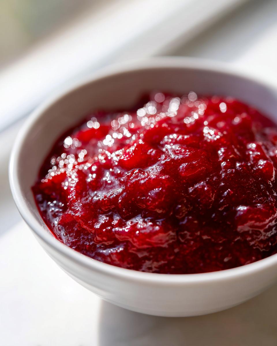 Homemade Cranberry Sauce - detail 2