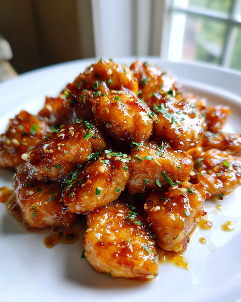 Honey Butter Garlic Glazed Salmon Bites - detail 2