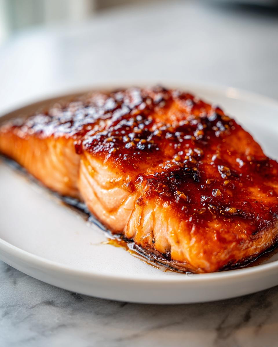 Honey Garlic Baked Salmon in Foil - detail 2