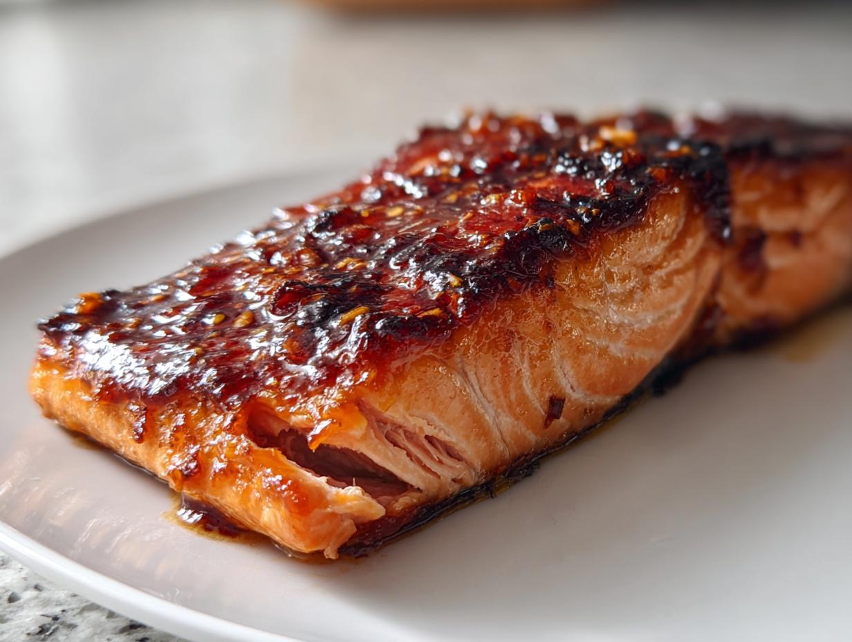 Honey Garlic Baked Salmon in Foil