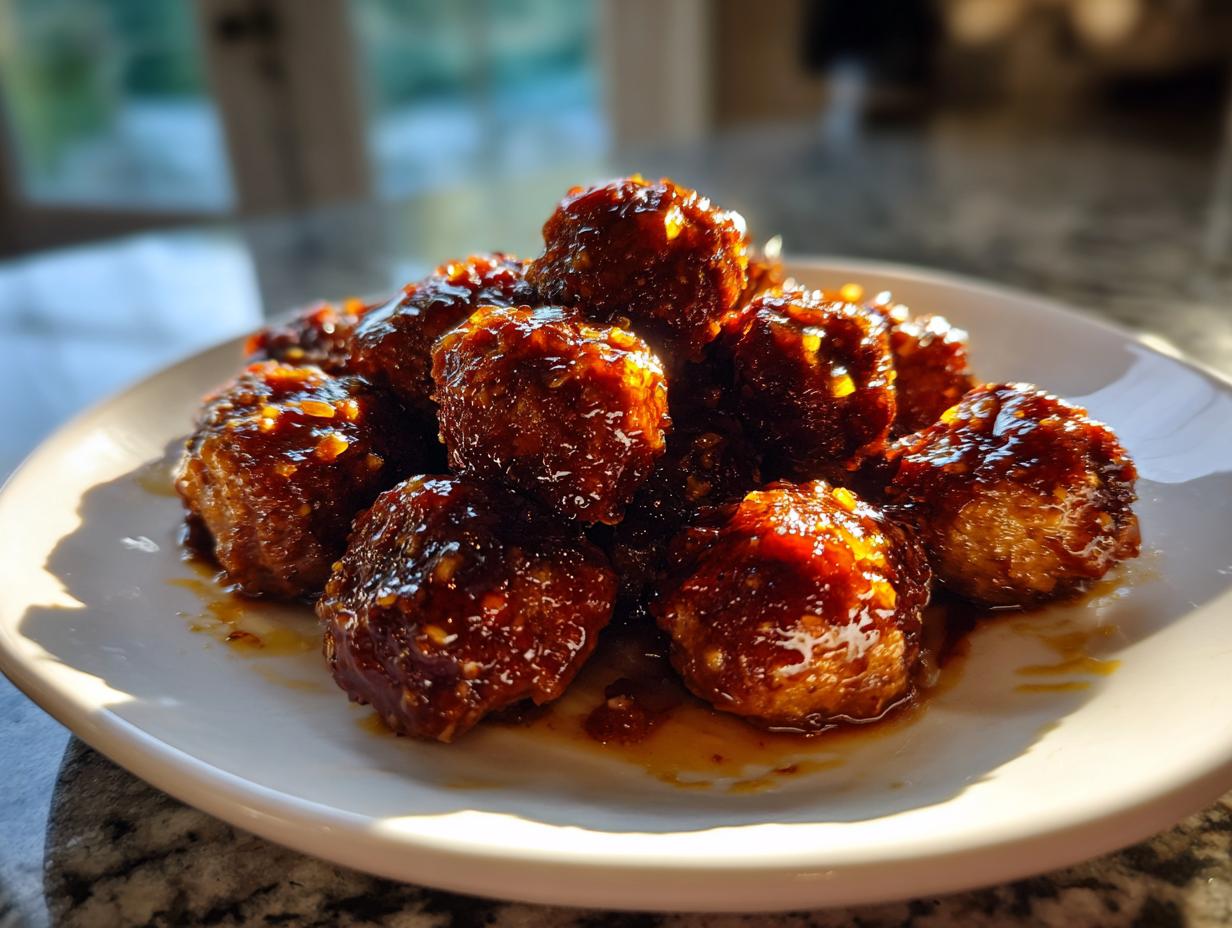 . Hot Honey Meatballs