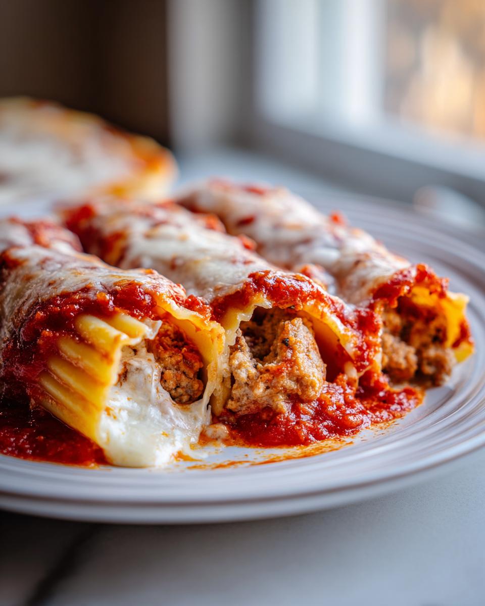 Italian Stuffed Pasta Tubes (Manicotti) - detail 1