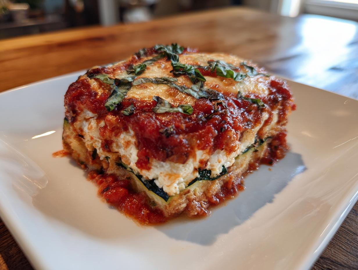 Layered Zucchini Ricotta Melts with Marinara 2026