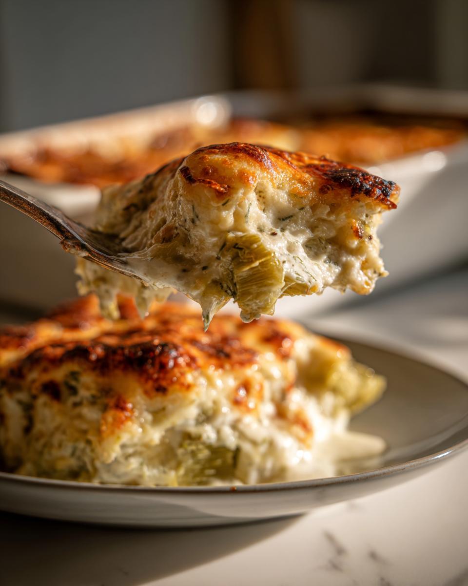 Leek Gratin - detail 1