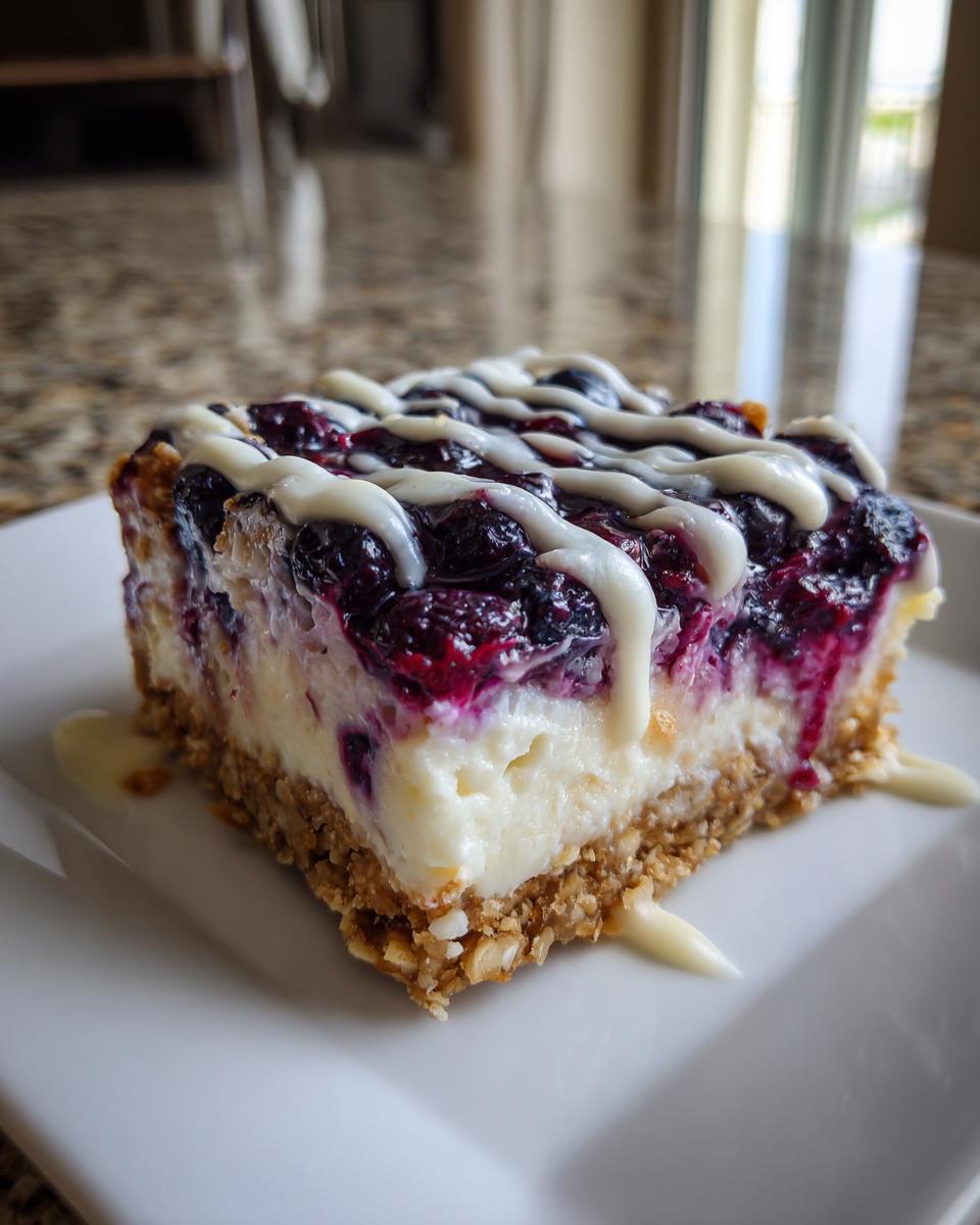 Lemon Blueberry Bars - detail 2