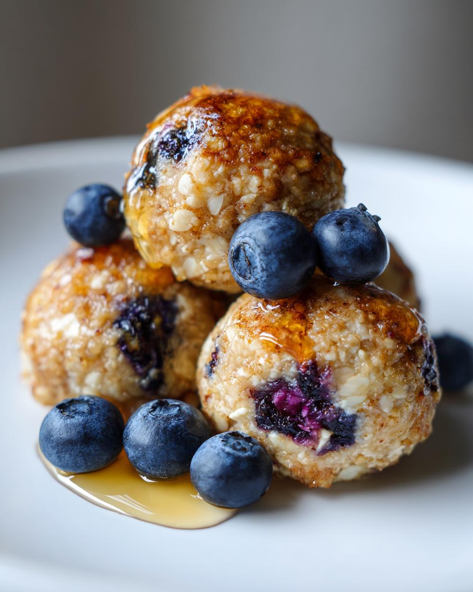 Lemon Blueberry Cottage Cheese Protein Bites - detail 2
