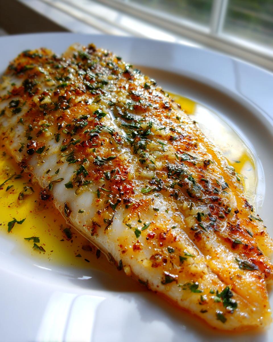 Lemon Garlic Baked Tilapia - detail 2