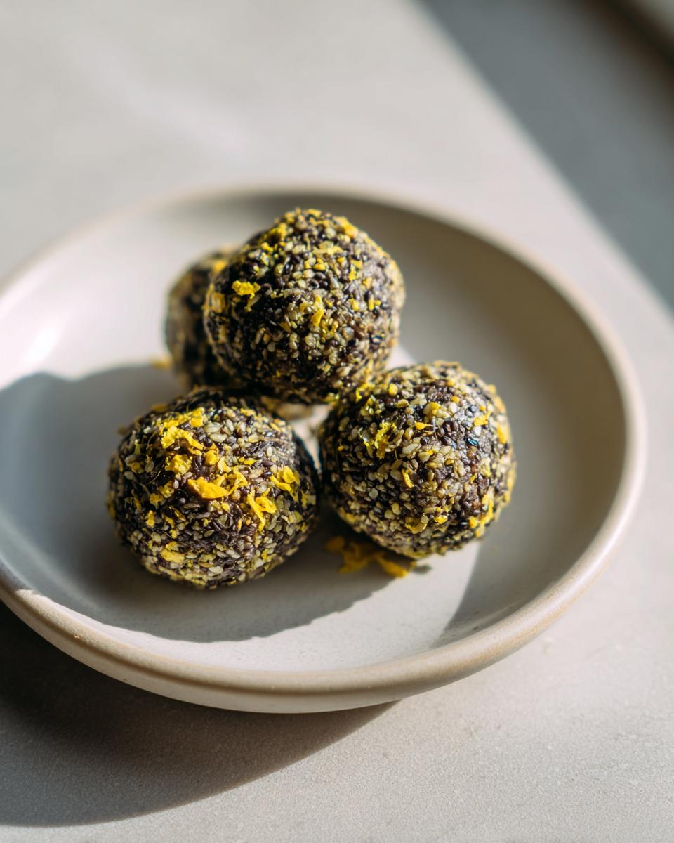 Lemon Poppy Seed Energy Bites Recipe - detail 2