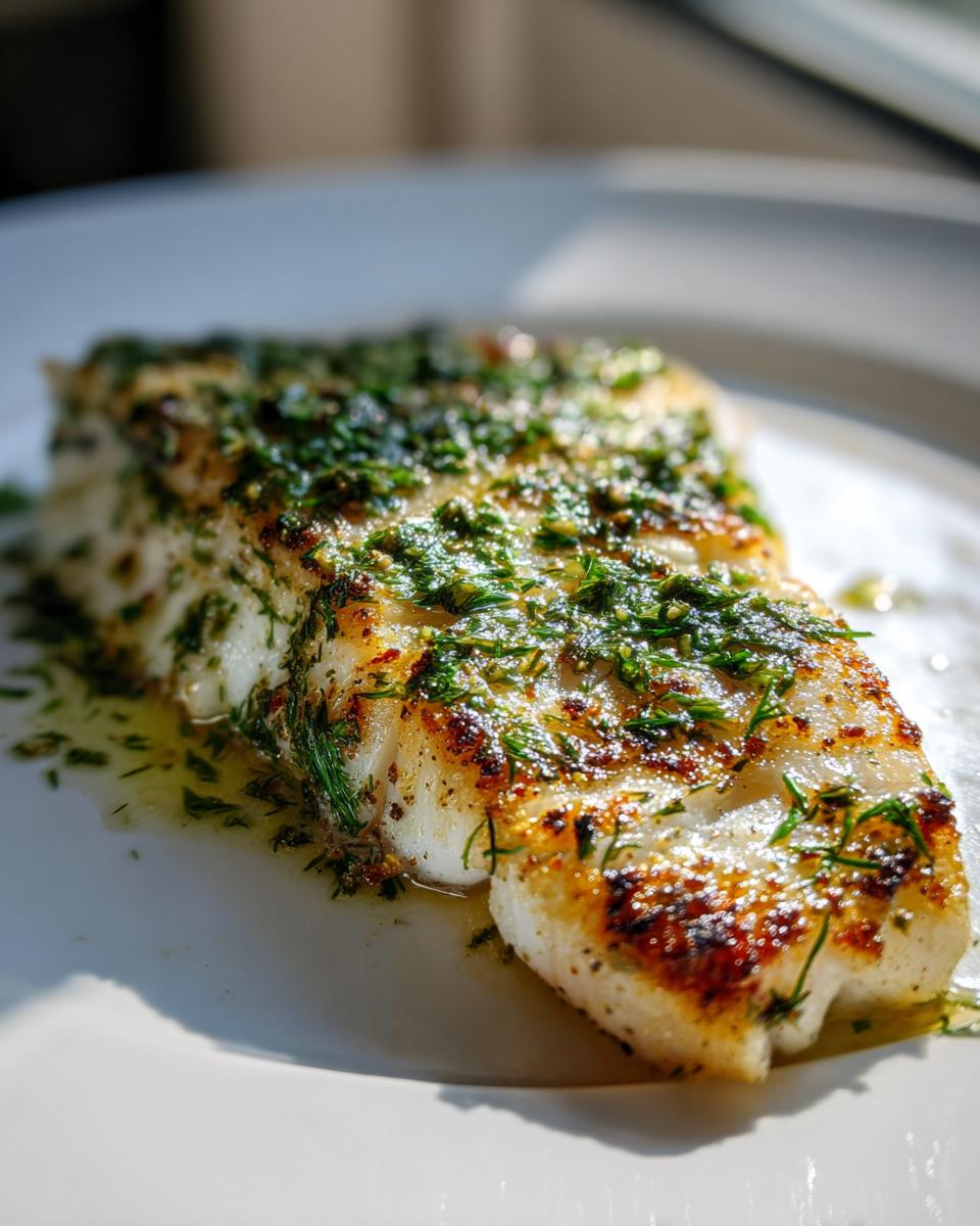 Mediterranean Grilled Fish with Herbs - detail 1