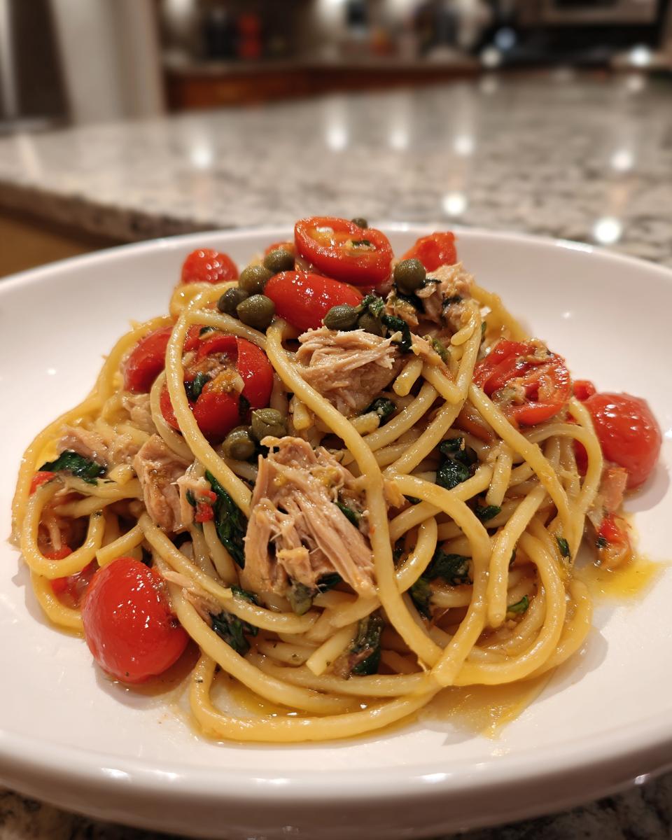 Mediterranean Tuna Pasta - detail 1