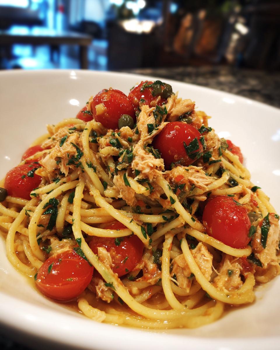 Mediterranean Tuna Pasta - detail 2