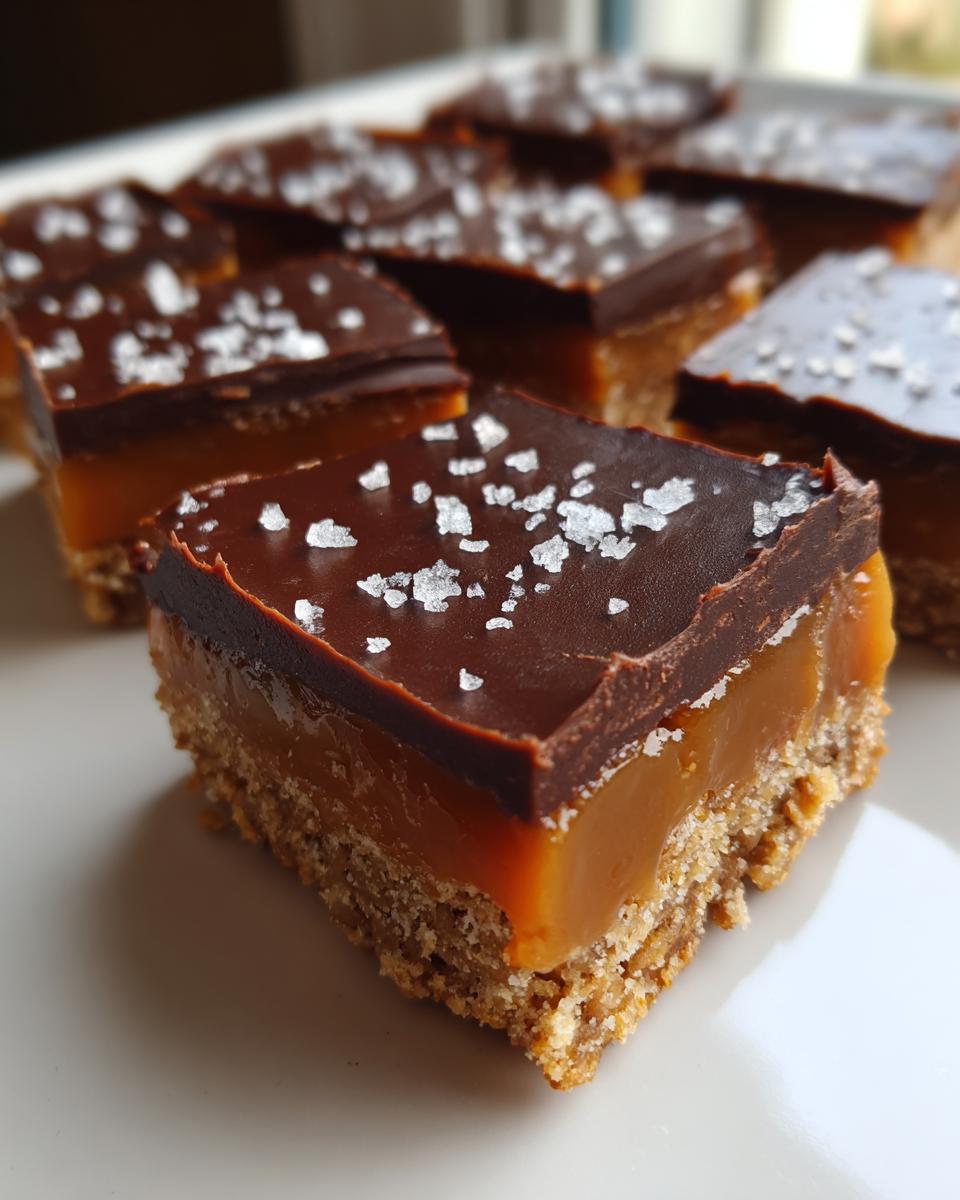 No-Bake Salted Caramel Pretzel Bars - detail 2