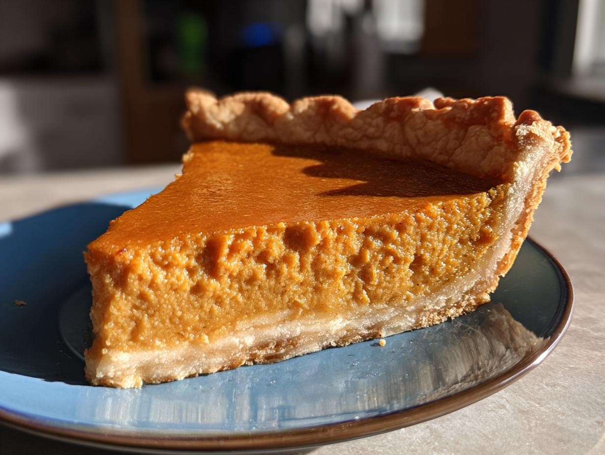 Amazing No-Sugar Pumpkin Pie in 15 Minutes