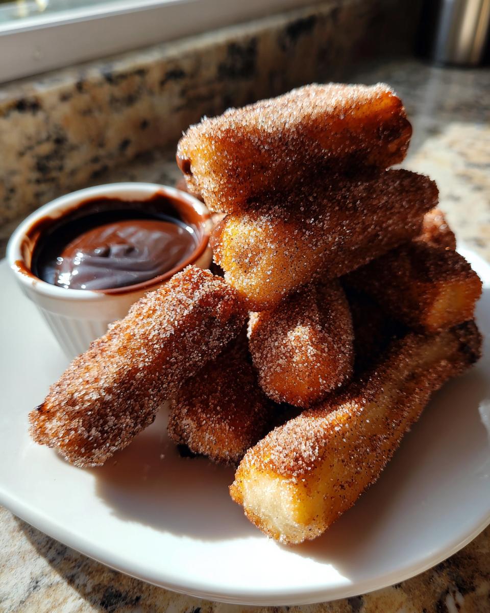 Nutty Churro Bites with Nutella - detail 1