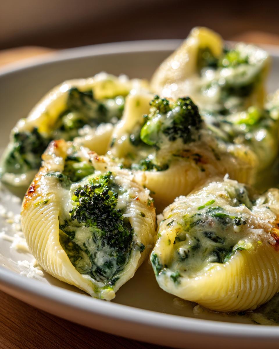 One‑Pot Spinach & Broccoli Ricotta Shells - detail 2
